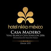 Botella de regalo conmemorativa de los 20 años del Hotel Nikko México, patrocinado por Casa Madero.. Br, ing, Identit, Design, Graphic Design, and Packaging project by Mariana Moreno - 02.20.2007