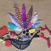 Mi Proyecto del curso: Técnicas de bordado: ilustrando con hilo y aguja. Embroider project by Irma Prado Pizarro - 02.22.2020