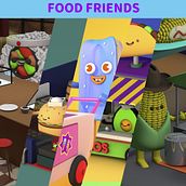 Food Friends. Un progetto di 3D, Modellazione 3D e Progettazione 3D di Dann Peacemaker - 22.02.2020