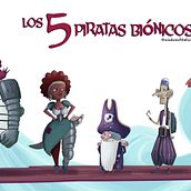 Proyecto Final: Los 5 piratas biónicos. Animation, 2D Animation, Comic, Concept Art, Drawing, Character Design, Editorial Design, Traditional illustration, Digital Illustration, Children's Illustration, Stor, and telling project by Daniel Godínez - 02.23.2020