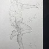 Meu projeto do curso: Ilustração para quadrinhos: a anatomia de um super-herói. Pencil Drawing project by Eliomar Pereira dos Santos - 02.24.2020