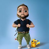 Character Design - Mochi. Un proyecto de Diseño de personajes e Ilustración digital de Carlos Nicolau Zugasti - 24.02.2020