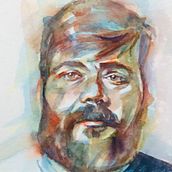 My project in Artistic Portrait with Watercolors course. Watercolor Painting project by Liz Chaderton - 02.25.2020
