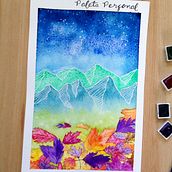 Mi proyecto del curso: Creación de paletas de color con acuarela. Watercolor Painting project by Mayra Ivette López Meneses - 02.25.2020