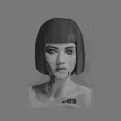 Cyberpunk Portrait. Projekt z dziedziny  Manager art, st, czn i Concept art użytkownika Ameer Ghanem - 24.02.2020