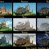 Alcázar de Segovia Ein Projekt aus dem Bereich Architektur, Concept Art, Kreativität, Beleuchtungsdesign, Design für Videospiele, Traditionelle Illustration und Digitale Illustration von Elias Kasma Piovani - 25.02.2020