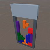 Tetris con Realidad Aumentada. Un progetto di 3D, Animazione, Animazione 3D, Sviluppo di videogiochi e Progettazione di videogiochi di Marco Antonio Gómez Ramírez - 19.10.2019