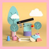 N26 - Credit Card. 3D, Design, 3D Design, and Digital Design project by Tomás Alemañ Baeza - 02.27.2020