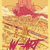 W - art . Un progetto di Disegno, Disegno artistico, Illustrazione tradizionale e Illustrazione digitale di Felipe Molina Acevedo - 10.01.2020
