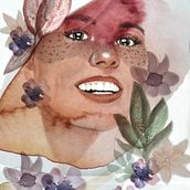 Mi Proyecto del curso: Retrato ilustrado en acuarela Ein Projekt aus dem Bereich Porträtzeichnung und Aquarellmalerei von Adriana Grezzi - 01.03.2020