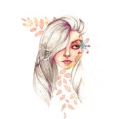 My project in Illustrated Portrait in Watercolor course. Digital Illustration, Drawing, Traditional illustration, and Watercolor Painting project by annabuttaci - 03.02.2020