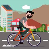 Meu projeto do curso: Animação e desenho de personagens no After Effects. Animação, Animação 2D, Animação de personagens, Arte urbana, e Desenho projeto de Leandro Alves Batista - 01.03.2020