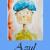 Azul é a Cor Mais Quente. Traditional illustration, and Children's Illustration project by Diogo Lopes de Andrade Silva - 03.02.2020