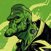 Ilustración | Monsters. Art Direction, Traditional illustration, Vector Illustration, Comic, and Digital Illustration project by Luis Daniel Pérez Molina - 03.02.2020