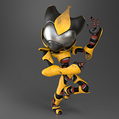 Vespa - character design, modeling, texturing, rigging . % Riccardo Bertoni tarafından hazırlanan 3D Karakter Tasarımı, 3D Modelleme, Ve Arma projesi - 03.03.2020