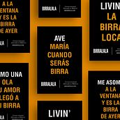 Birralala: Publicidad. Br, ing, Identit, Cop, writing, Poster Design, Graphic Design, Naming, Advertising, and Packaging project by Bel Llull - 01.24.2020