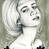 Mi Proyecto del curso: Retrato con lápiz, técnicas de color y Photoshop. Een project van van Susana López-Varó - 03.03.2020