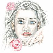 Meu projeto do curso: Retrato ilustrado em aquarela . % Mauricia Ribeiro tarafından hazırlanan Çizim, Portre Çizimi, Geleneksel illüstras, Ve on projesi - 03.04.2020