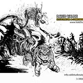 PORFOLIO Ein Projekt aus dem Bereich Comic, Zeichnung, Design, Verlagsdesign und Traditionelle Illustration von David Valderrabano Font - 04.03.2020