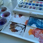 Mi Proyecto del curso: Creación de paletas de color con acuarela.. Un proyecto de Ilustración tradicional de Raquel Gonzalez - 04.03.2020