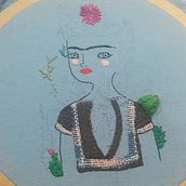 Usando pUntos Nuevos . Embroider project by Adriana Alvarez - 03.05.2020