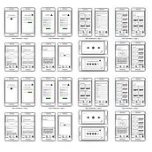 Wireframe app web entretenimiento. Un proyecto de UX / UI de Beatriz Lerones Losilla - 01.01.2020