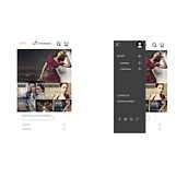 Versión para móvil trendsmoda. Un proyecto de UX / UI de Beatriz Lerones Losilla - 01.01.2020