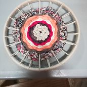 Meu projeto do curso: Tecelagem em tear circular. Embroider project by Felipa David - 03.05.2020