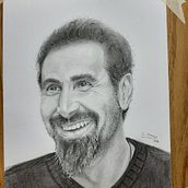 Serj Tankian, Mi Proyecto. Un projet de Dessin au cra , et on de Isaí Granados Cano - 06.03.2020