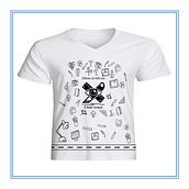 Ideas Gráficas - Camiseta - Propia. Un proyecto de Estampación de Cesar Araya - 06.03.2020
