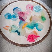 Mi Proyecto del curso: Técnicas básicas de bordado y acuarela. Embroider project by Carol León - 03.08.2020