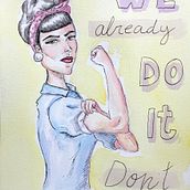 We already do it . Un proyecto de Dibujo e Ilustración tradicional de Virginia Mendoza - 09.03.2020