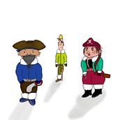 Mi Proyecto del curso: los 5 piratas polares. Drawing project by lostrabajosdenuna - 03.21.2020