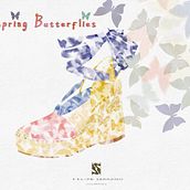 Mariposas de primavera. Shoe Design project by Felipe Serrano Romero - 03.09.2020