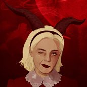 Le terrificanti avventure di Sabrina. Un progetto di Illustrazione digitale di Jéssica Mattos - 09.03.2020