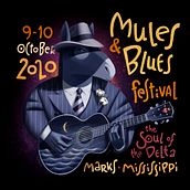 Mules'n'Blues festival. Ilustração tradicional projeto de David de Ramón - 01.01.2020