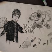 Mi Proyecto del curso: Ilustración para cómics: anatomía de un superhéroe. Pencil Drawing project by Edison Fernando Escobar Rojas - 03.11.2020