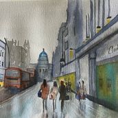My project in Urban Landscapes in Watercolor course. Pintura em aquarela projeto de v_nelson - 11.03.2020