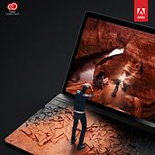 ADOBE / FREEDOM ChallengeYourPerspective. Creativit, Design, and Traditional illustration project by Anxo Amarelle - 03.11.2018