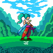 Mi Proyecto del curso: Introducción al diseño de personajes en pixel art. Drawing, Pencil Drawing, Design, and Traditional illustration project by juanchos1410 - 03.13.2020