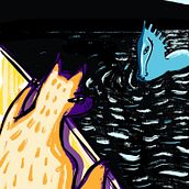 The new encounter. Digital Illustration project by epiphanie - 03.13.2020