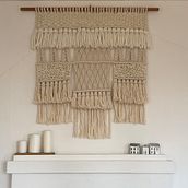 My first macrame tapestry. Artesanato projeto de Kirsty Ross - 13.03.2020