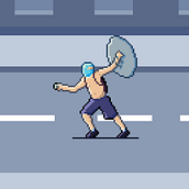 Mi Proyecto del curso: Introducción al diseño de personajes en pixel art. Drawing project by Isaias Molinet - 03.13.2020