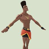 Meu projeto do curso: Introdução ao desenho de personagens para animação e videogames. Un progetto di Character design, Disegno, Illustrazione tradizionale e Illustrazione digitale di Rafael Eiji Saito - 13.03.2020