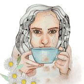 Mi Proyecto del curso: Retrato ilustrado en acuarela. Drawing, Pencil Drawing, and Watercolor Painting project by Nani - 03.14.2020