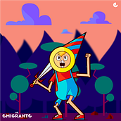 Héroe del bosque . Character Design, Digital Design, and Traditional illustration project by Eddi Alvarez - 03.15.2020
