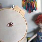 Meu projeto do curso: Técnicas de bordado em miniatura. Embroider project by sara_tri_martins - 03.15.2020