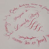 Mi Proyecto del curso: Caligrafía inglesa de la A a la Z. Lettering projeto de Daniela Pérez Zapata - 16.03.2020