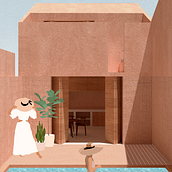 My project in Graphic Representation of Architectural Projects course. 3D, and 3D Modeling project by kamilalopes - 03.16.2020