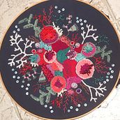 My project in Advanced Embroidery Techniques: Stitches and Compositions with Volume course. Embroider project by Gretchen KEELTY - 04.15.2020